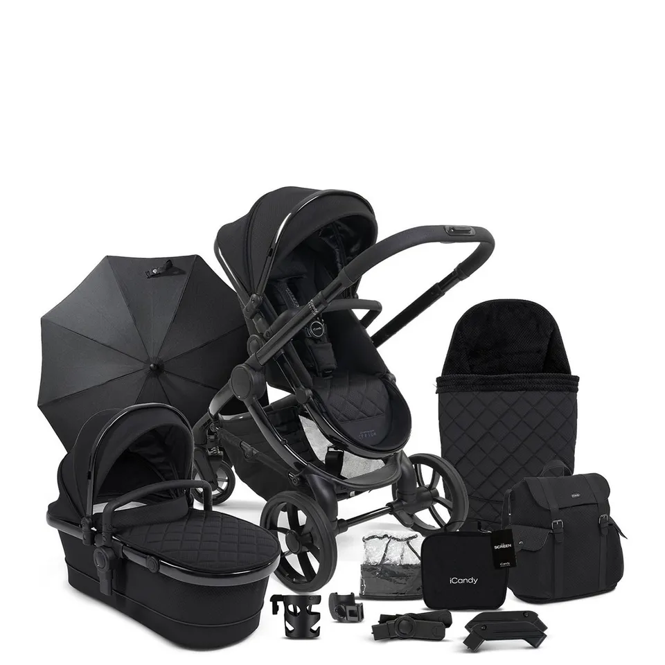 BOXED iCANDY PEACH 7 DESIGNER COLLECTION CERIUM PUSHCHAIR SET WITH ACCESSORIES SET RRP £1440