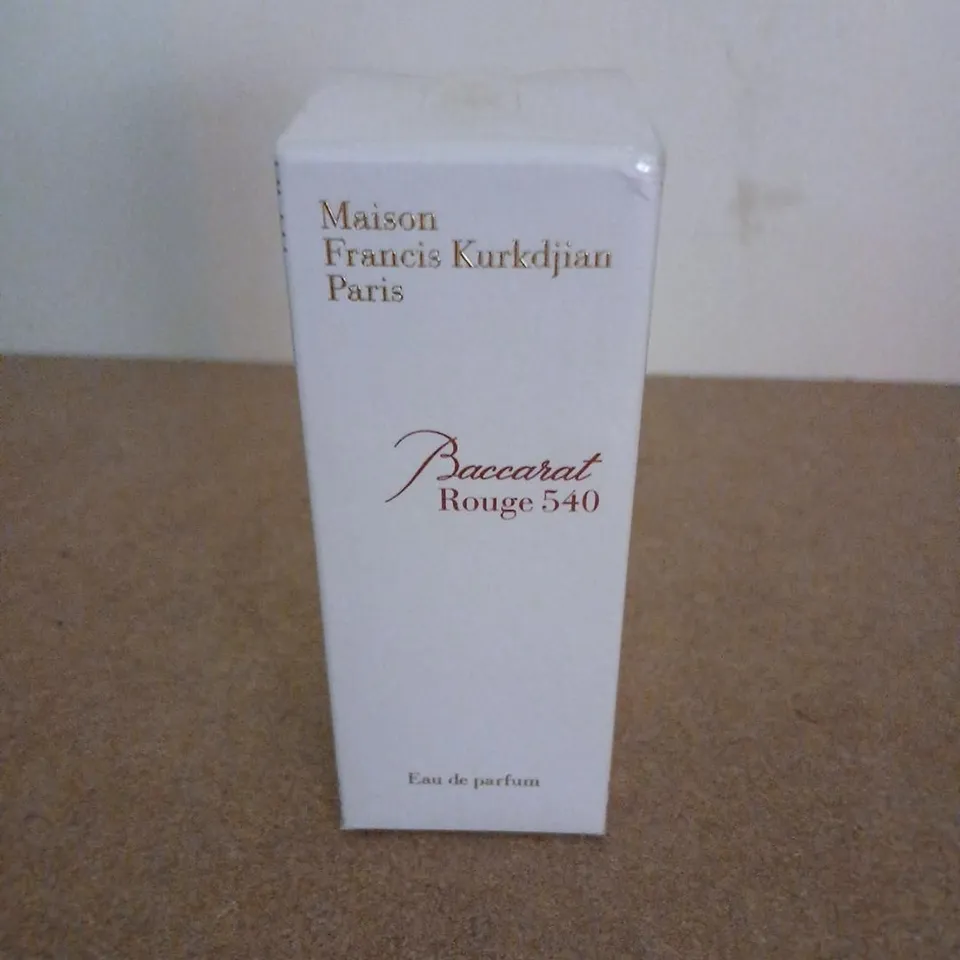 SEALED MAISON FRANCIS KURKDJIAN PARIS BACCARAT ROUGE 540 EAU DE PARFUM 35ML