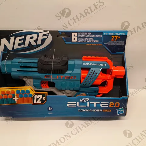 BRAND NEW BOXED NERF ELITE 2.0 COMMANDER RD-6 WITH 6 DART ROTATING DRUM