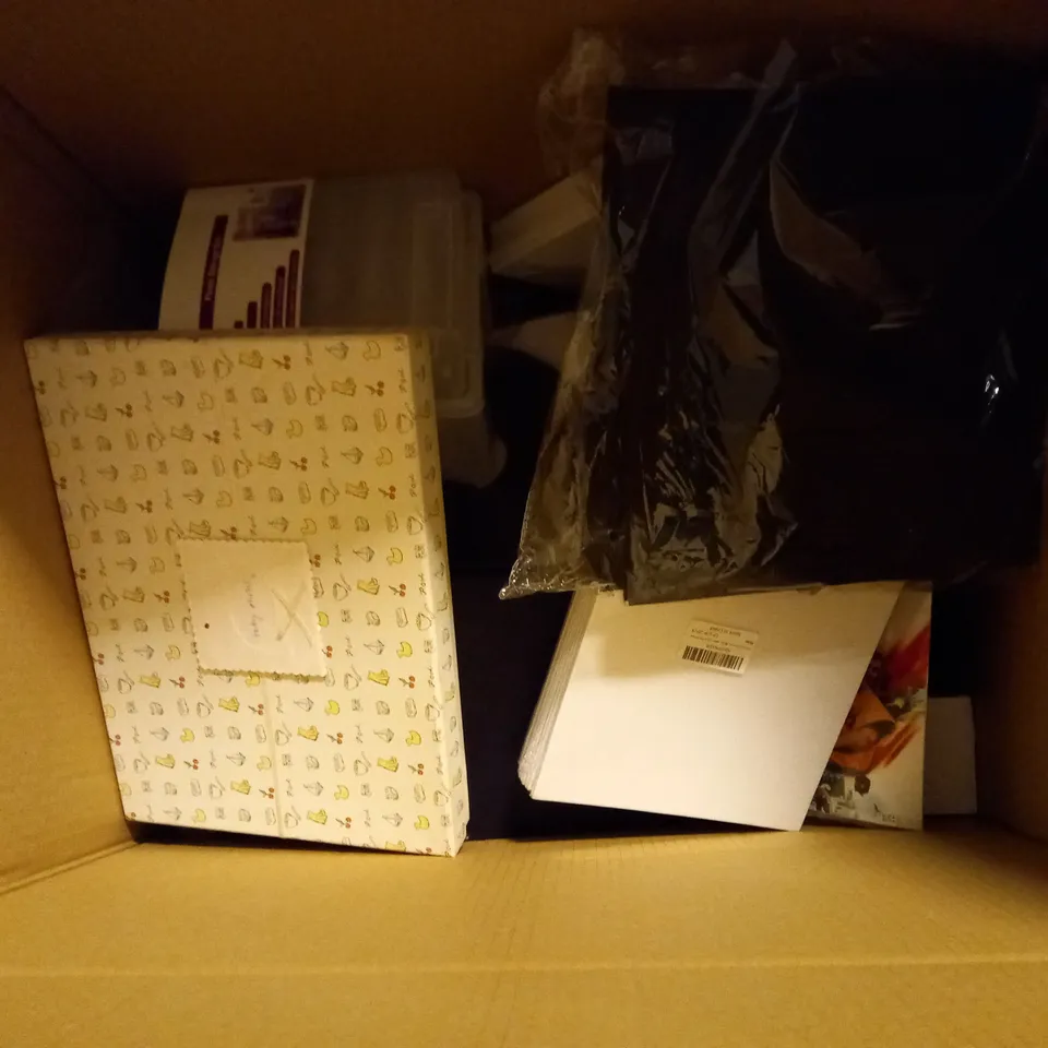 BOX OF APPROXIMATELY 20 HOUSEHOLD PRODUCTS TO INCLUDE HASAGEI, FOCUS, BRENNENSTUHL, ETC