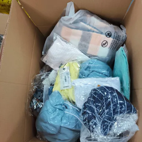 BOX OF APPROXIMATELY 20 ASSORTED ITEMS TO INCLUDE: TAMSY BLOUSE