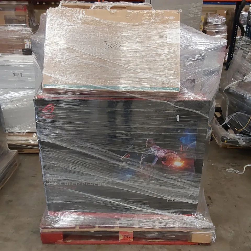 PALLET OF APPROXIMATELY 16 UNPROCESSED RAW RETURN TELEVISIONS TO INCLUDE;