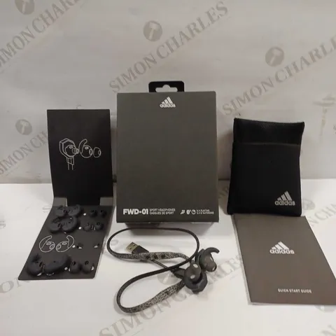 ADIDAS SPORT FWD-01 IN-EAR BLUETOOTH EARPHONES - NIGHT GREY