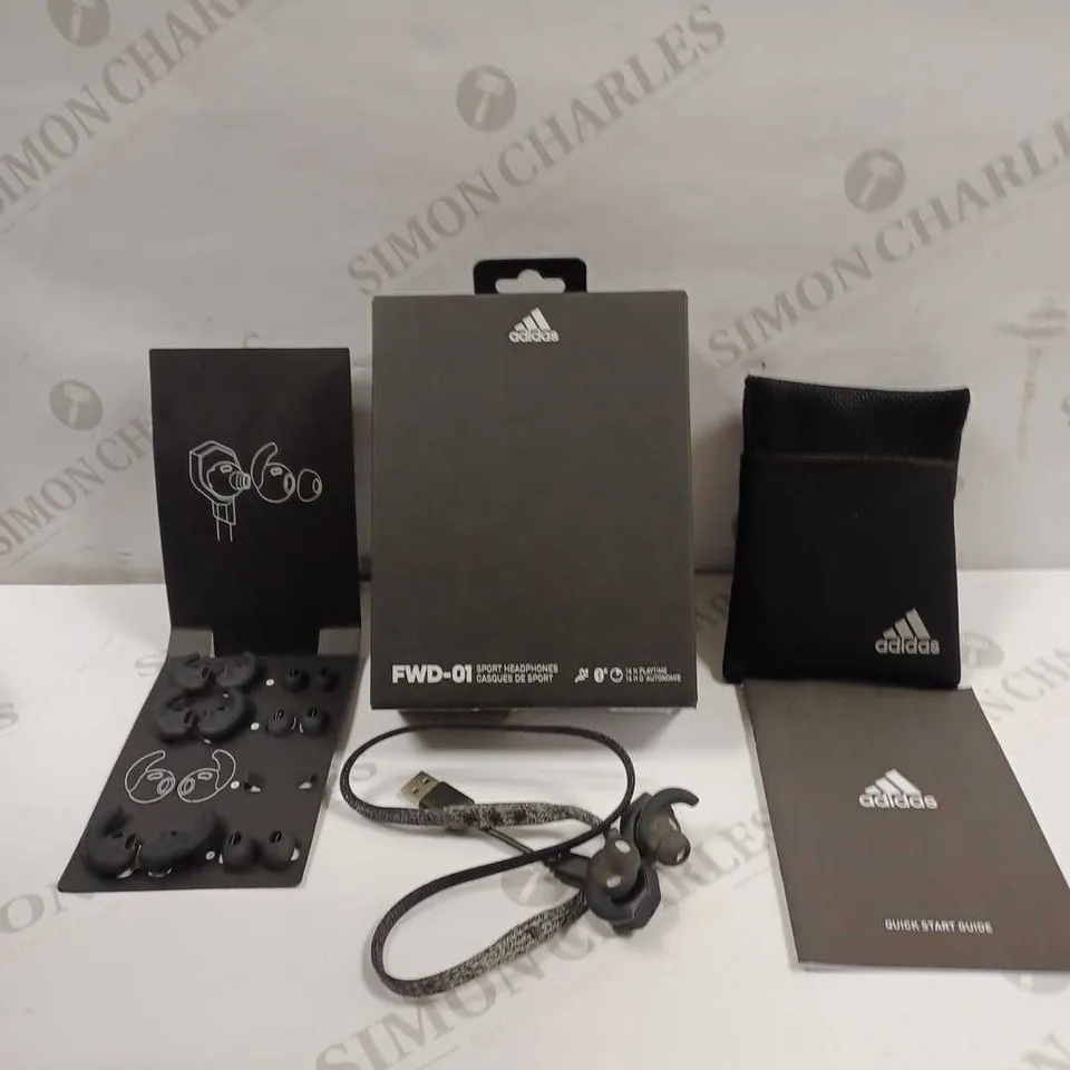 ADIDAS SPORT FWD-01 IN-EAR BLUETOOTH EARPHONES - NIGHT GREY