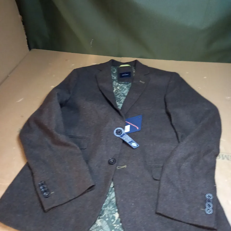 WHITE STUFF BROWN COMMUTER BLAZER SIZE 38