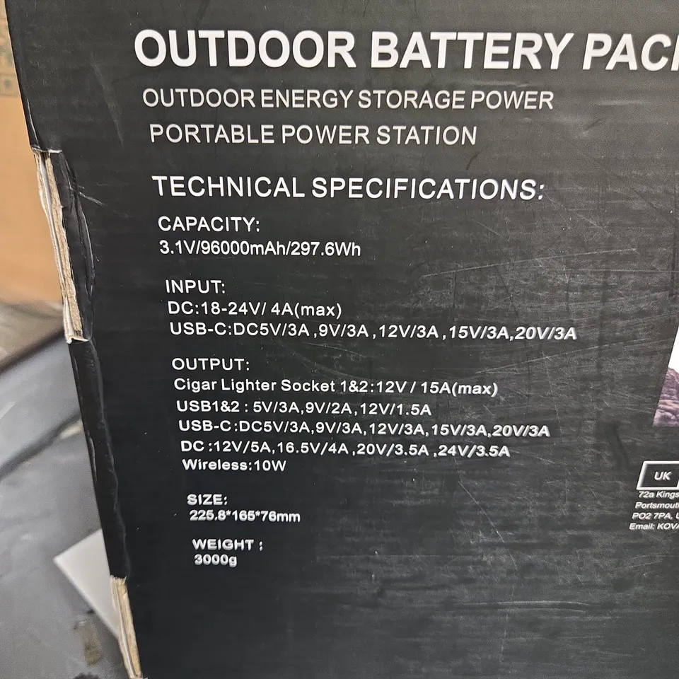 EASYLONGER GP50 OUTDOOR BATTERY PACK – PORTABLE POWER STATION, BOXED
