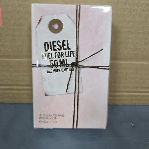 BOXED AND SEALED DIESEL FUEL FOR LIFE EAU DE PARFUM 50ML