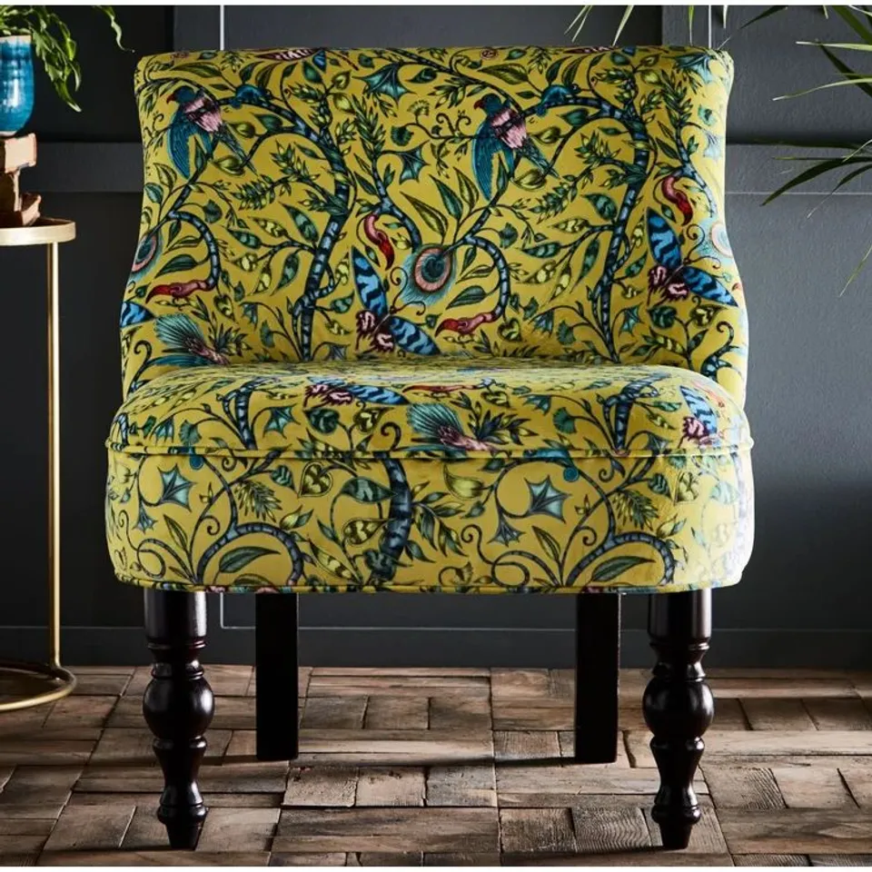BOXED LANGLEY CHAIR - LIME/PATTERNED (1 BOX)