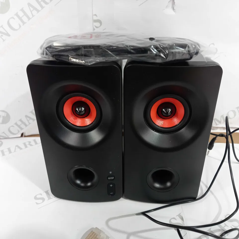 BOXED BLUETOOTH GAMING SPEAKERS - BLACK