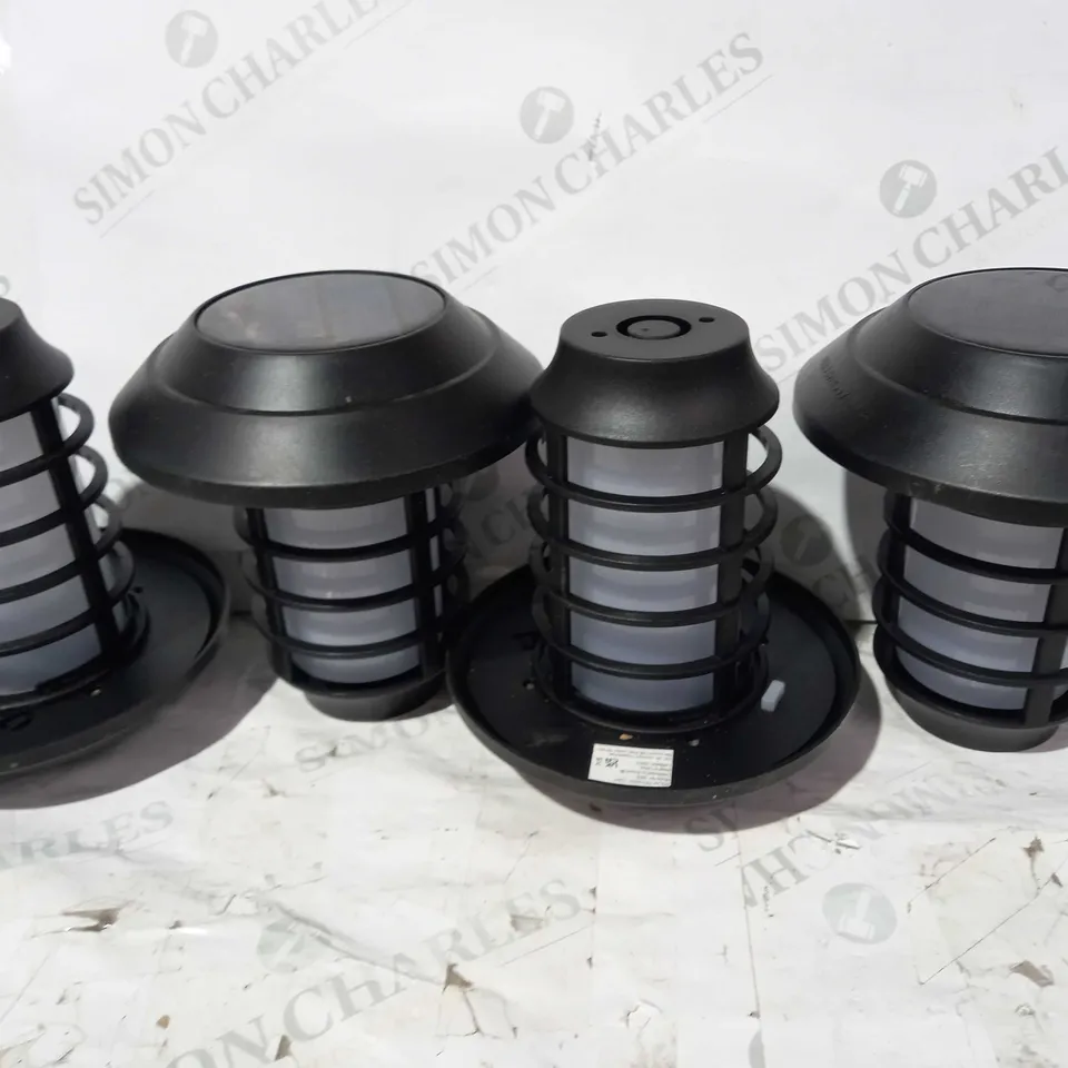 BELL & HOWELL SET OF APPROX 4 SOLAR 21 LUMENS DUAL FUNCTION FLAME/ WHITE STAKE LIGHTS