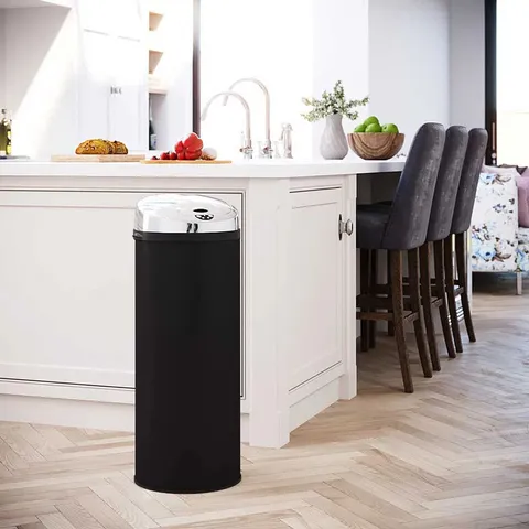 BOXED LADSON STEEL MOTION SENSOR RUBBISH BIN (1 BOX)