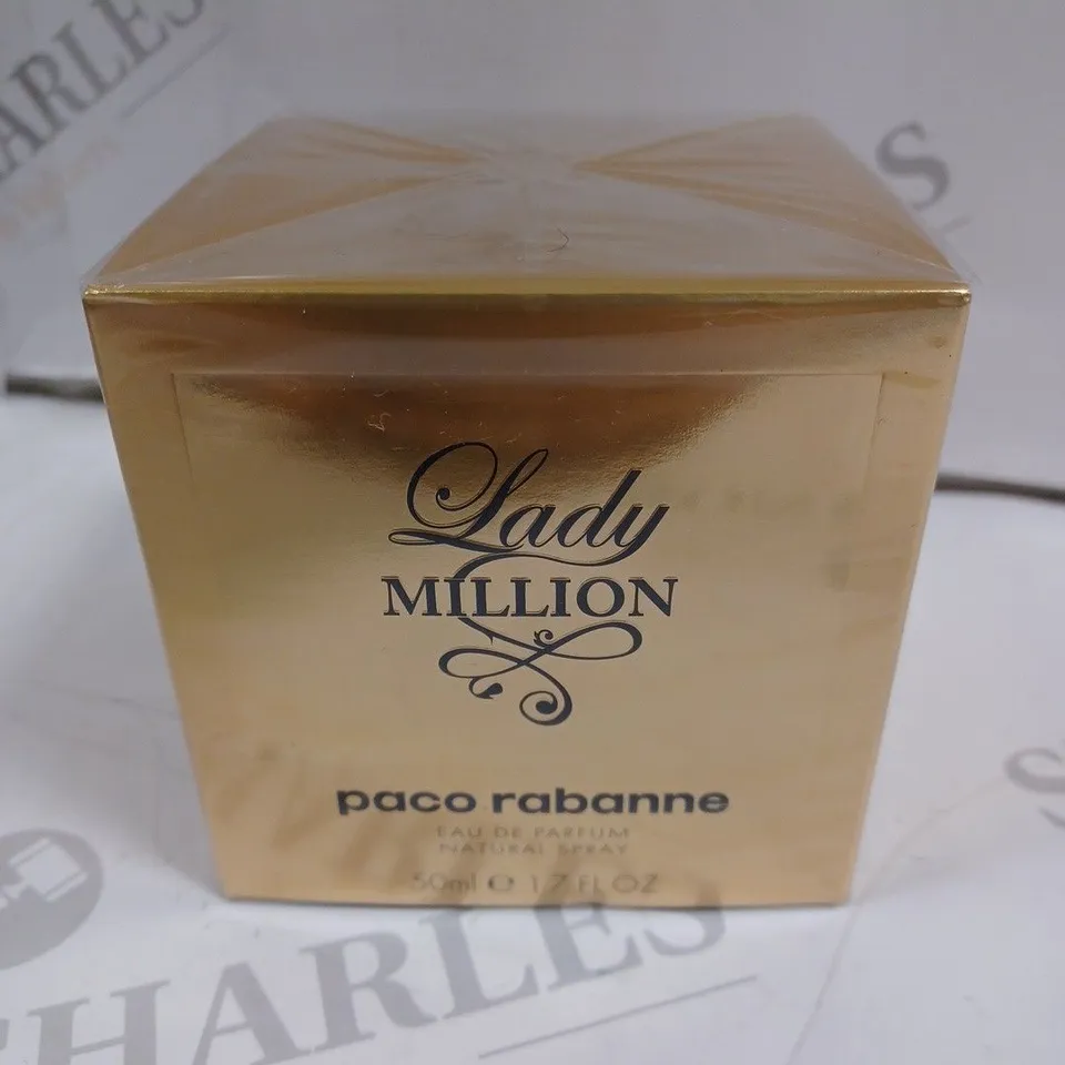 BOXED PACO RABANNE LADY MILLION EAU DE PARFUM 50ML