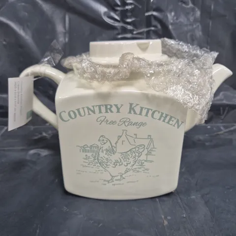 COUNTRY KITCHEN CREAM DOLOMITE TEAPOT