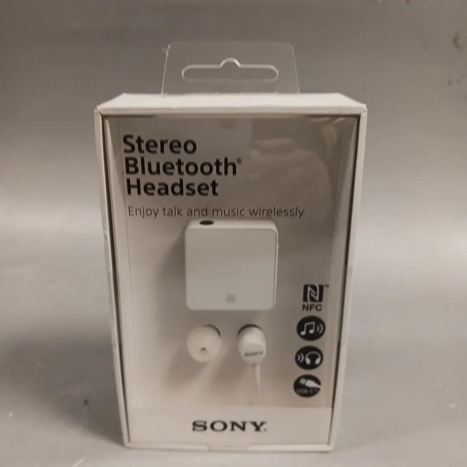 BOXED SONY STEREO BLUETOOTH HEADSET
