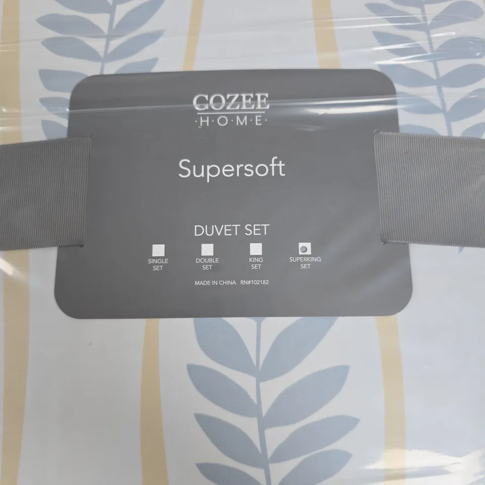 COZEE HOME SUPERSOFT DUVET SET SUPERKING 