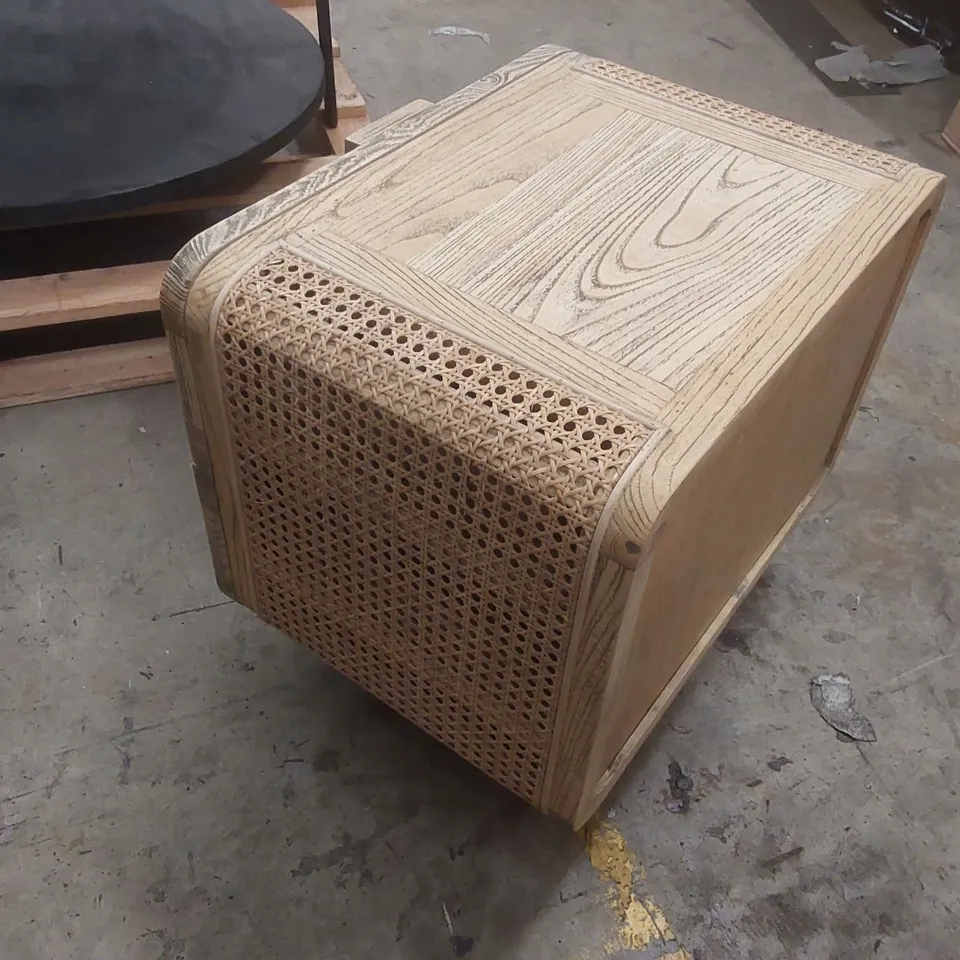 DESIGNER WOODEN BEDSIDE TABLE