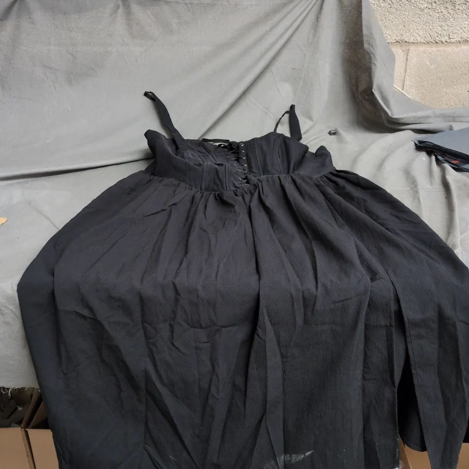 DISTURBIA MIRANDA MIDI CORSET DRESS – UK 18 (US 14 / EU 46) – BLACK