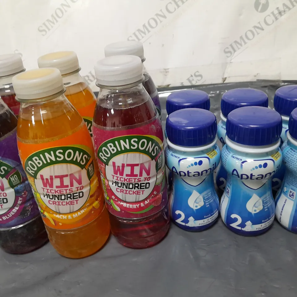 LOT OF APPROXIMATELY 22 ASSORTED DRINKS