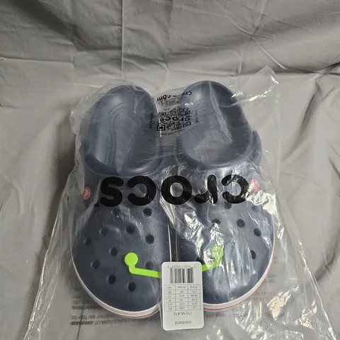 BAGGED PAIR OF CROCBAND CROC CLOGS - UK SIZE M12