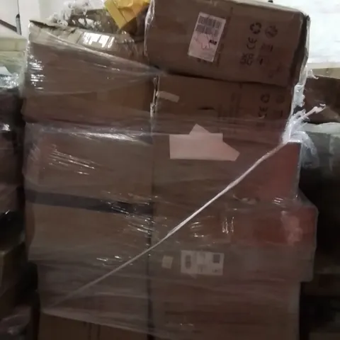 PALLET OF ASSORTED HOUSEHOLD GOODS AND PRODUCTS TO INCLUDE;WOMEN'S SHOES,DREAM CATCHER,OFFICE CHAIR 