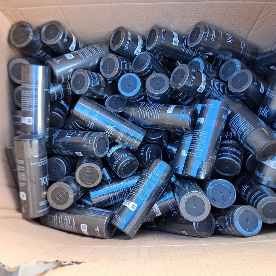 PALLET CONTAINING APPROXIMATELY 18 BOXES OF ASSORTED ITEMS TO INCLUDE HAIR BUILDING FIBRES, PYRON-C SERUM AND GLYCOLIC ACID