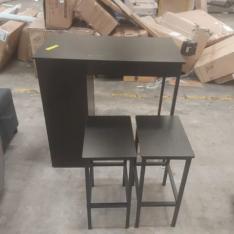 RECHABA 2 - PERSON DINING SET COLOUR: BLACK