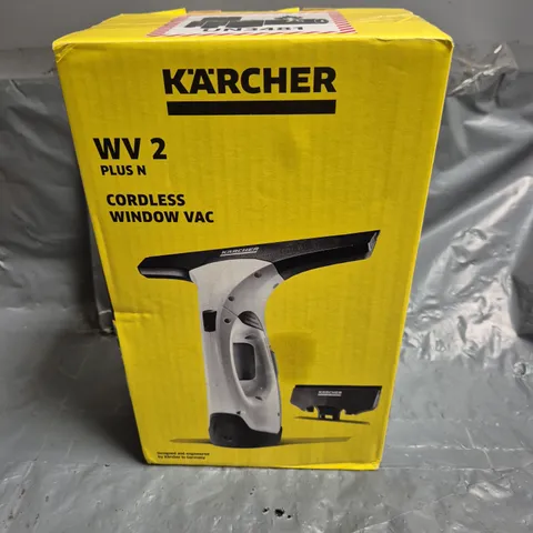 BOXED K'A'RCHER WV2 CORDLESS WINDOW VAC