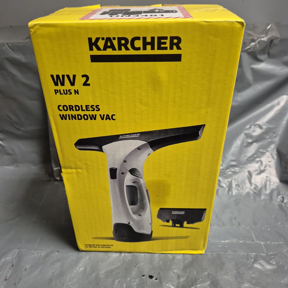BOXED K'A'RCHER WV2 CORDLESS WINDOW VAC