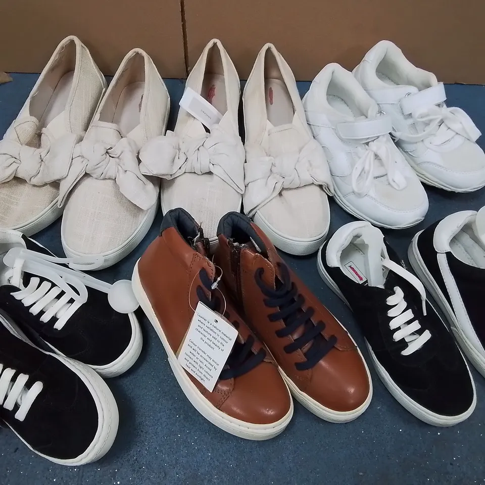 LOT OF APPROXIMATELY 13 ASSORTED PAIRS OF SHOES TO INCLUDE JOHN LEWIS - VARIOUS SIZES