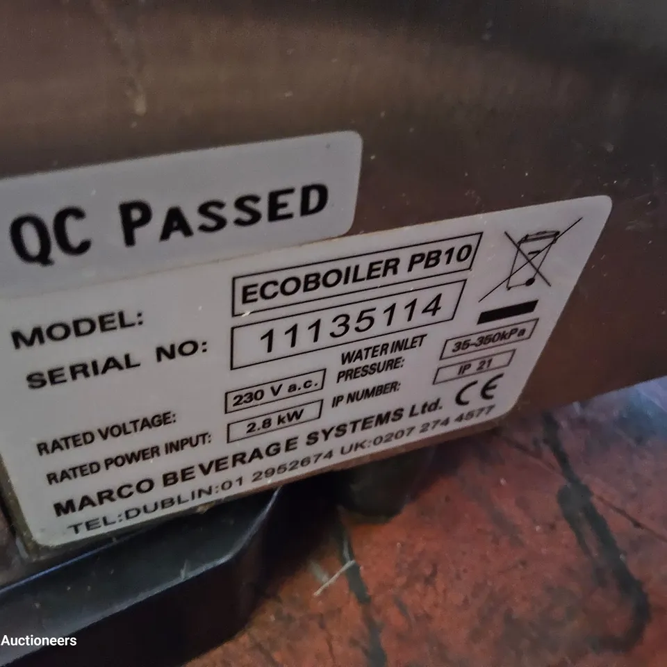 MARCO ECO BOILER PB10