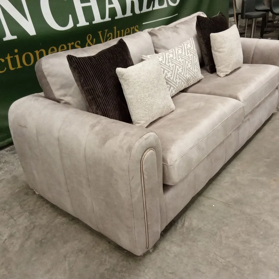 AMARA 3 SEATER SOFA - STONE RRP £1249