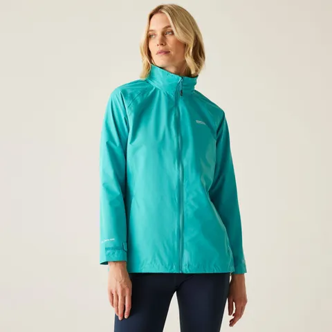 BRAND NEW REGATTA WOMEN'S DAYSHA II WATERPROOF JACKET IN TURQUOISE - 20