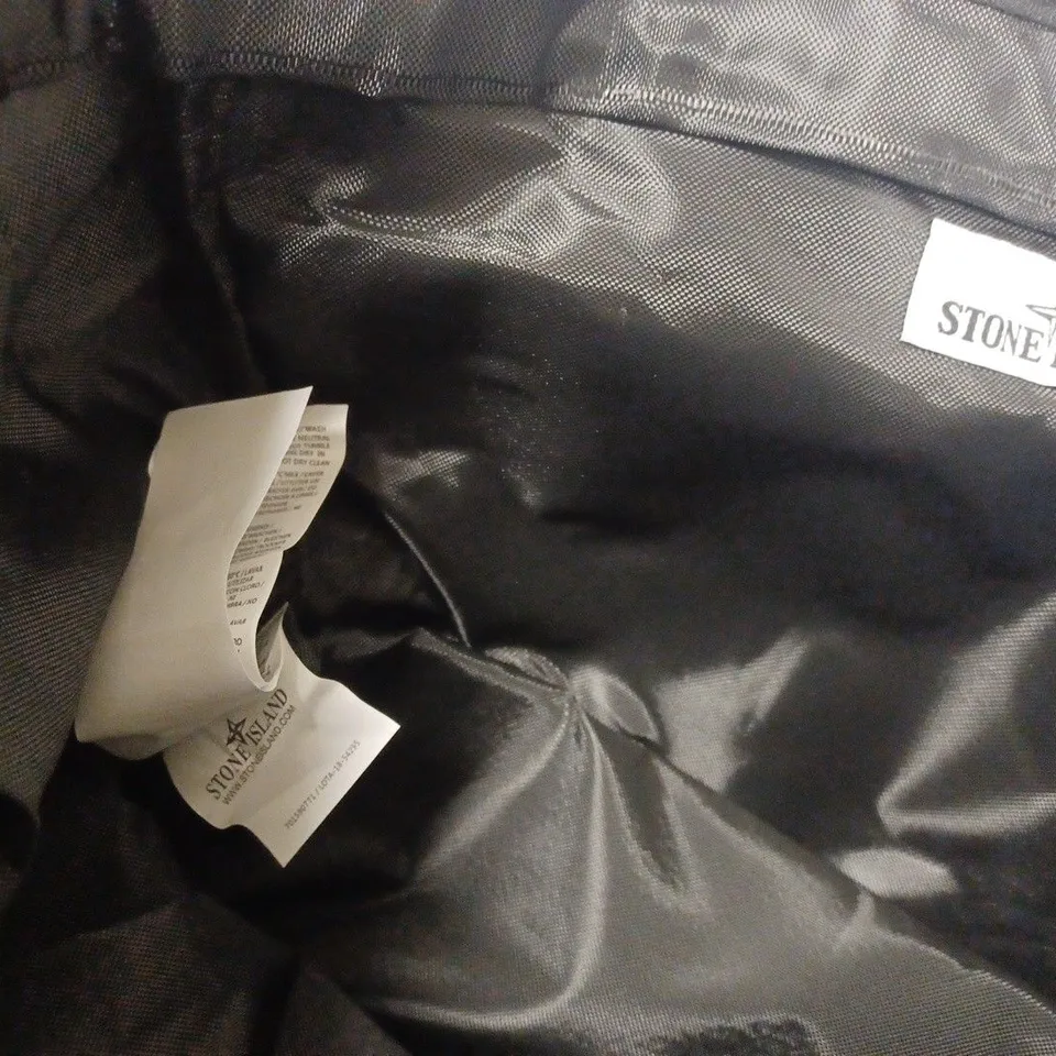 STONE ISLAND BLACK BACKPACK