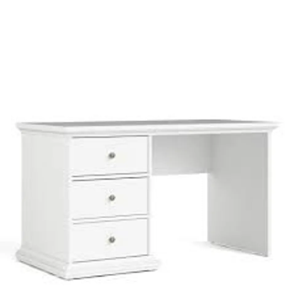 BOXED PARIS DESK IN WHITE (2 BOXES)