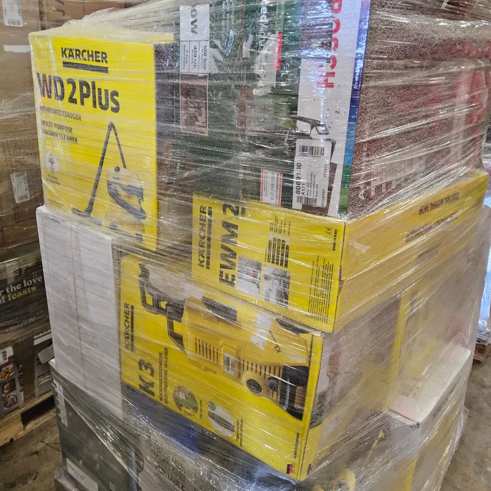 PALLET OF APPROXIMATELY 16 UNPROCESSED RAW RETURN HOUSEHOLD AND ELECTRICAL GOODS TO INCLUDE;