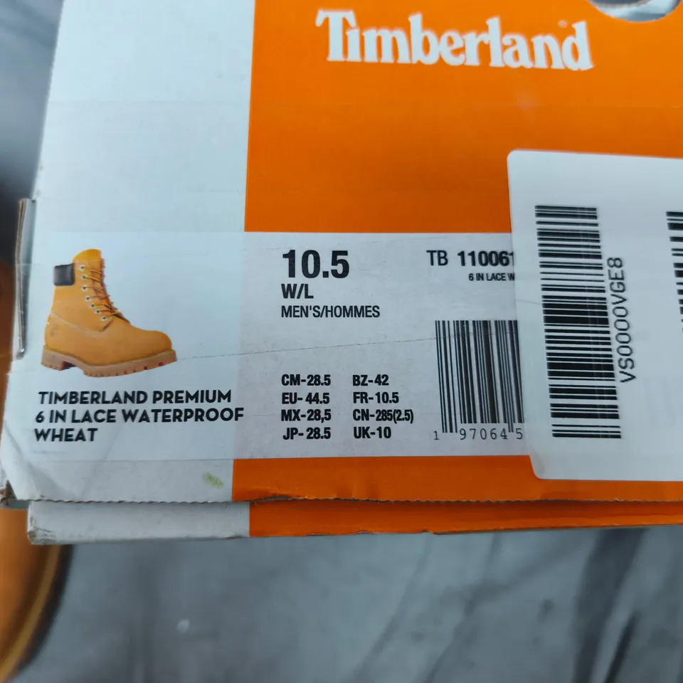 BOXED TIMBERLAND PREMIUM 6-INCH WATERPROOF BOOTS – WHEAT UK 10