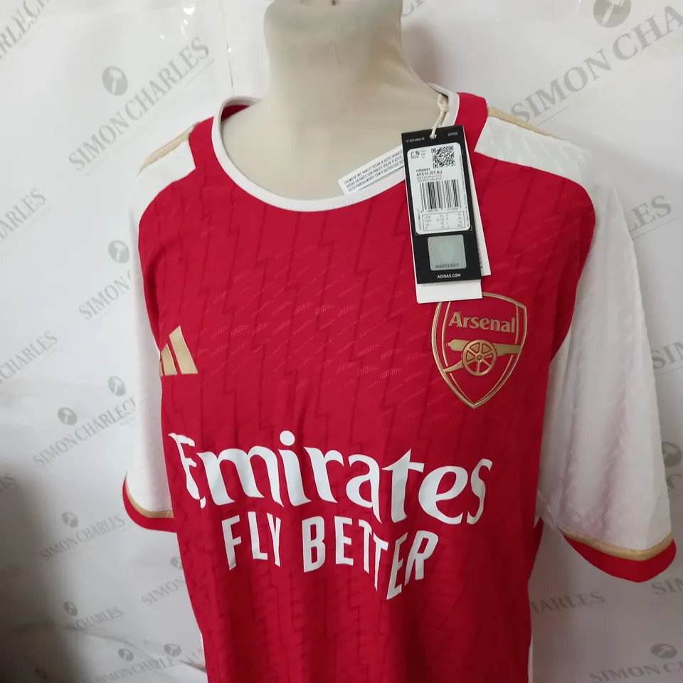 ARSENAL FC HOME SHIRT SIZE XL