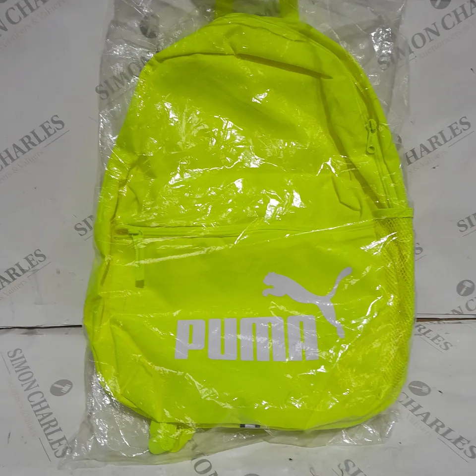 PUMA FLUO YELLOW BACKPACK