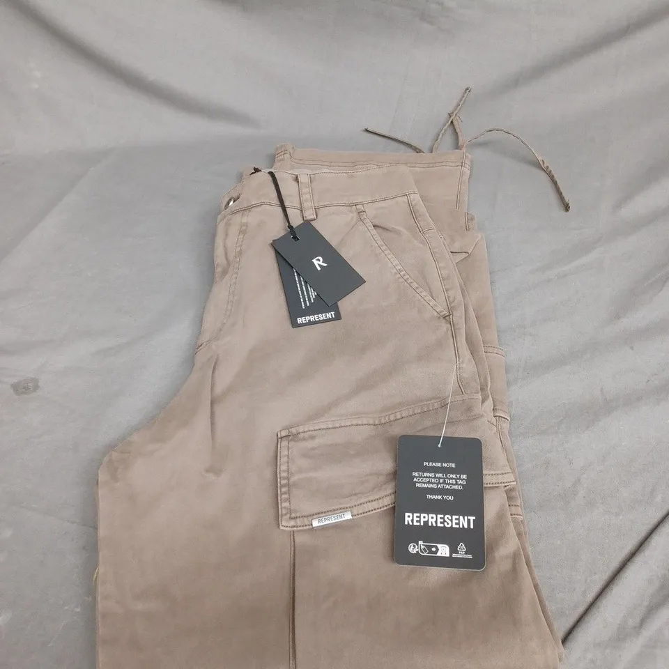 REPRESENT BAGGY CARGO PANTS SIZE XS