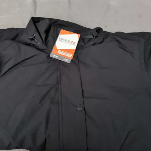 REGATTA BLACK ISOTEX STRETCH WATERPROOF JACKET – UK 12