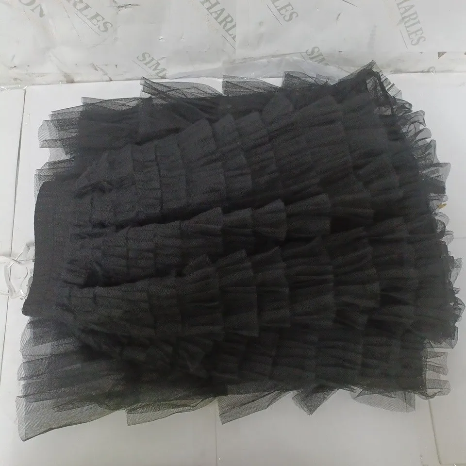 APRICOT MIDI RARA SKIRT IN BLACK TULLE WITH LINING SIZE UK 10