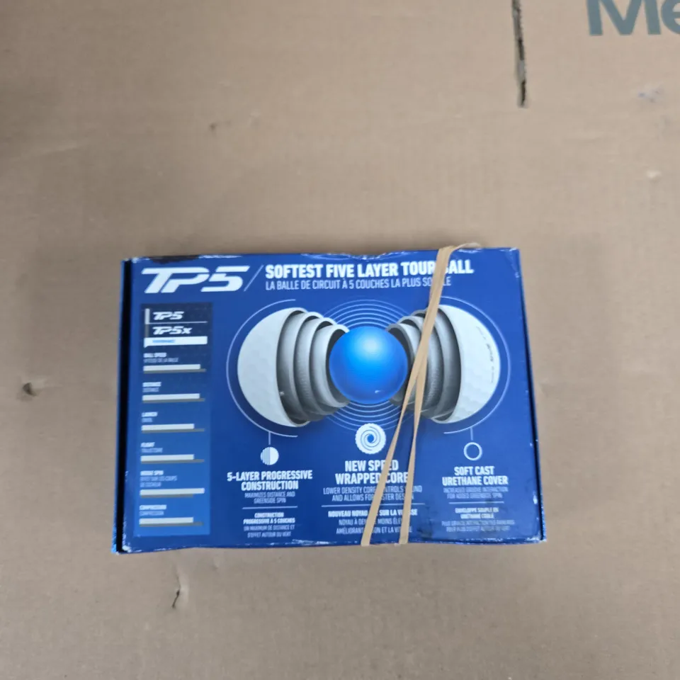 TAYLORMADE TP5 GOLF BALLS - 5-LAYER TOUR BALL (BOXED)