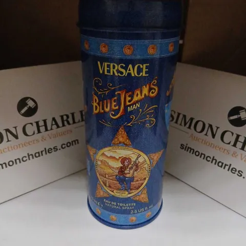 BOXED VERSACE BLUE JEANS MAN EAU DE TOILETTE SPRAY 75ML