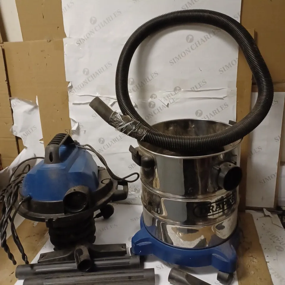 DRAPER 20L 1250W 230V WET & DRY VACUUM CLEANER 