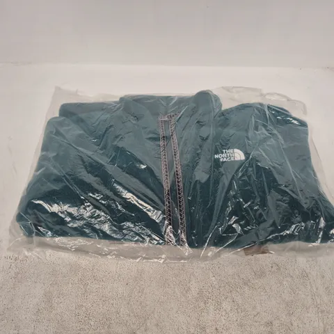 THE NORTH FACE FLEECE FULL ZIP JACKET – LARGE, PACIFIC TEAL/BLUE
