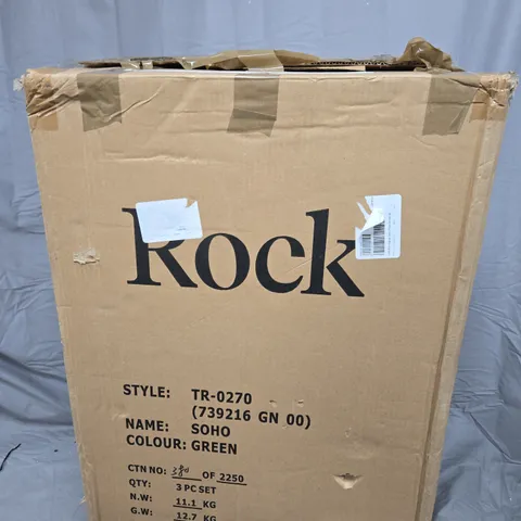 OUTLET ROCK LUGGAGE SOHO 3 PIECE SUITCASE SET 