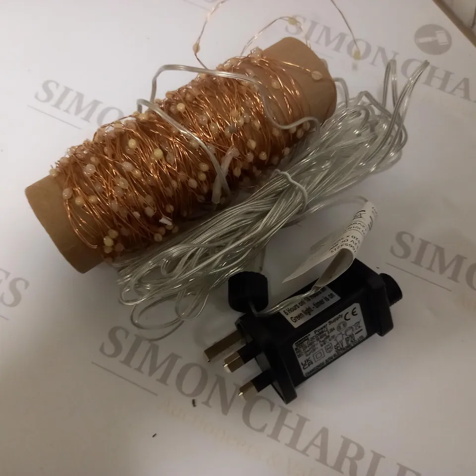 JOHN LEWIS PURE WHITE LEDS ON COPPER WIRE (320 COUNT)