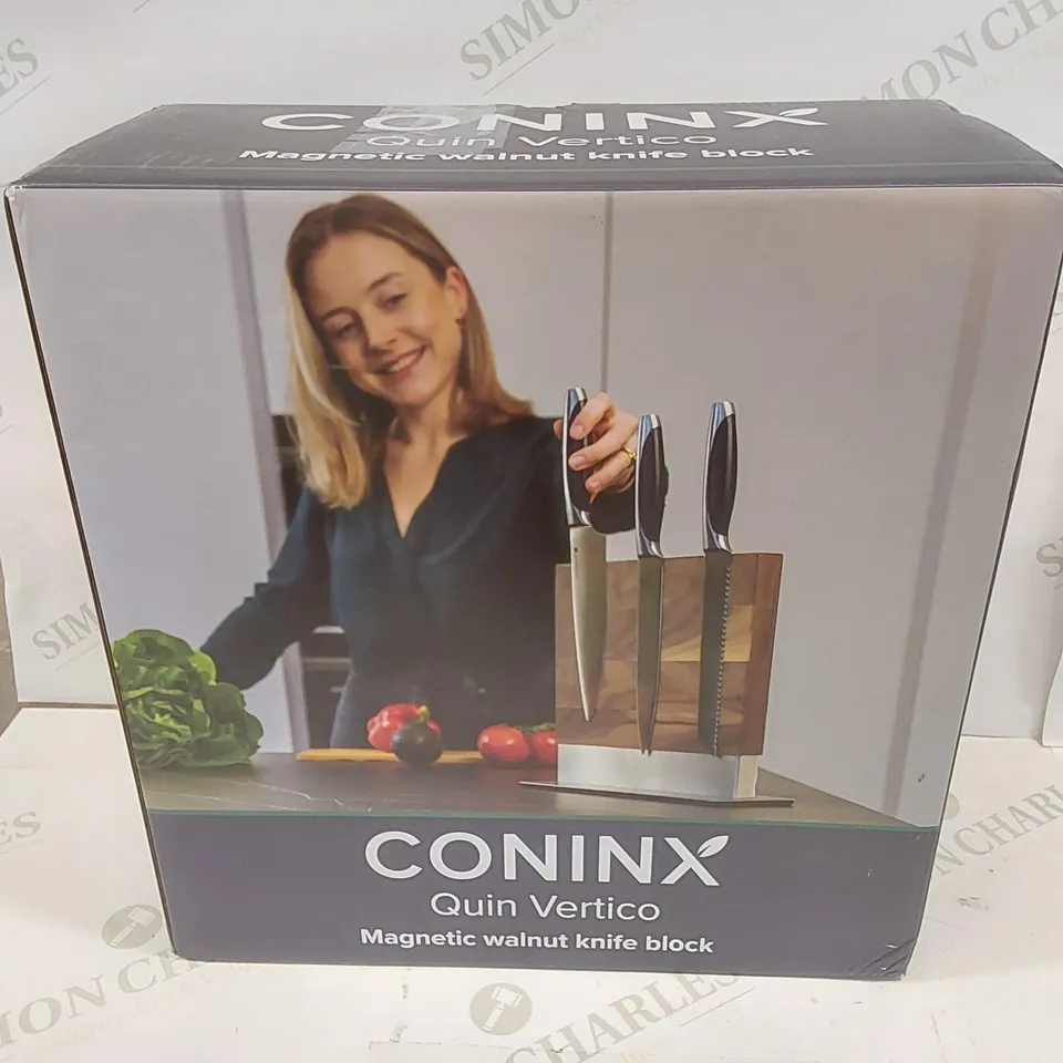 BOXED CONINX 0 SLOT MAGNETIC KNIFE BLOCK 