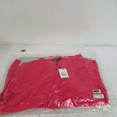 PURE & NATURAL LADIES CORAL CREW NECK CARDIGAN – UK SIZE 16 (VLK16044)