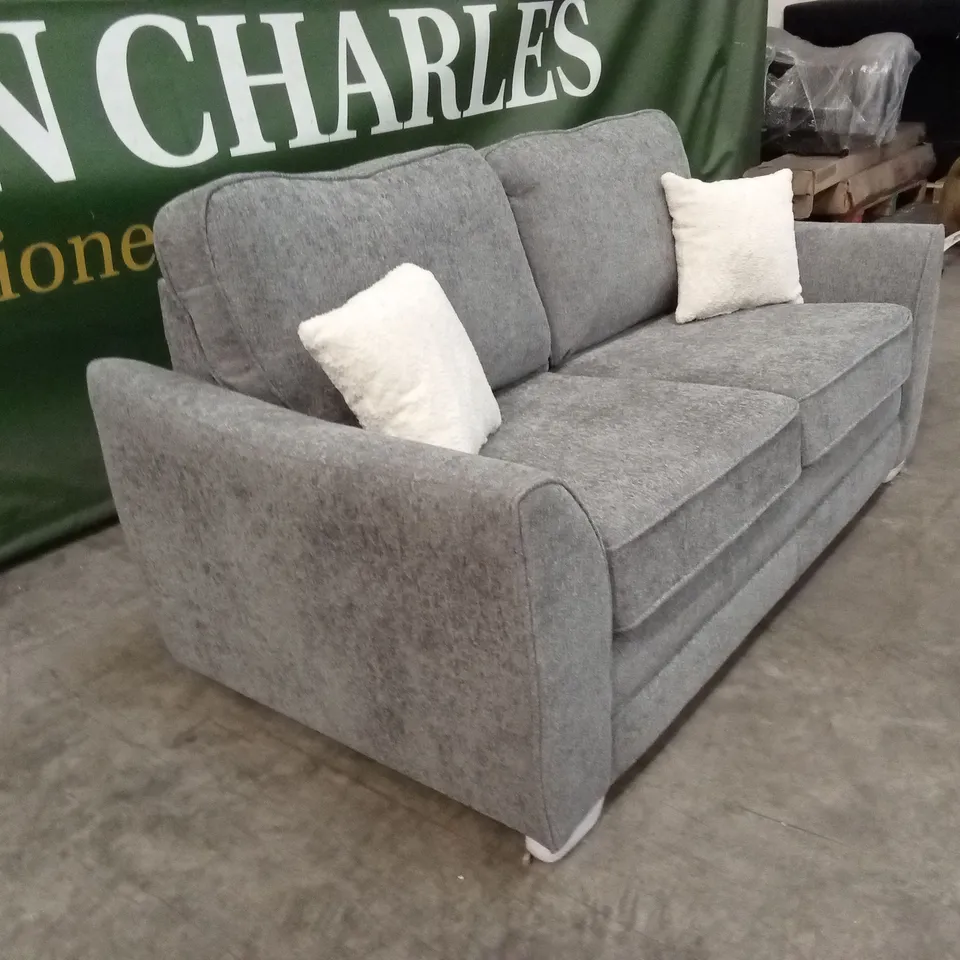 TRINITY FABRIC 2 SEATER SOFA - GREY RRP £949
